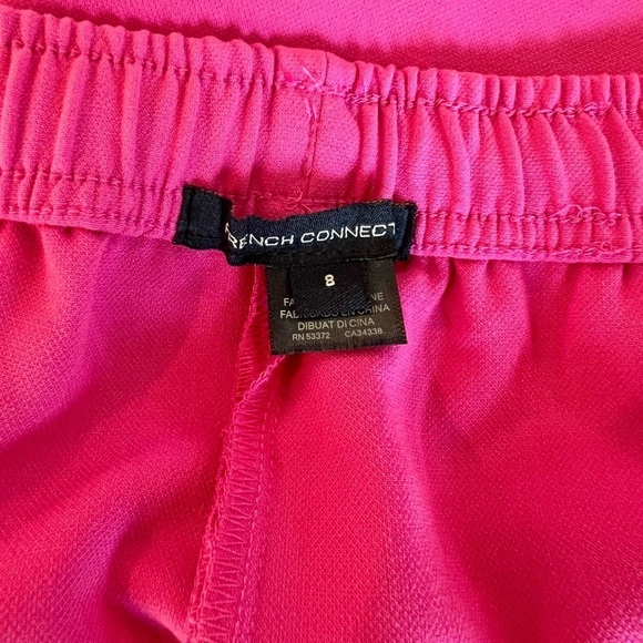 NEW FRENCH CONNECTION Emiko Whisper Ruth Pants Wild Rosa Pink - Picture 4 of 4